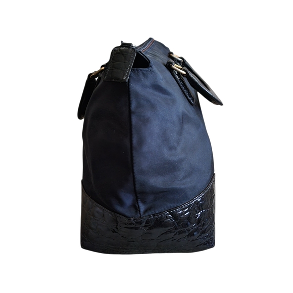 Prada Navy and Black Women's Satchel - Picture 12 of 15